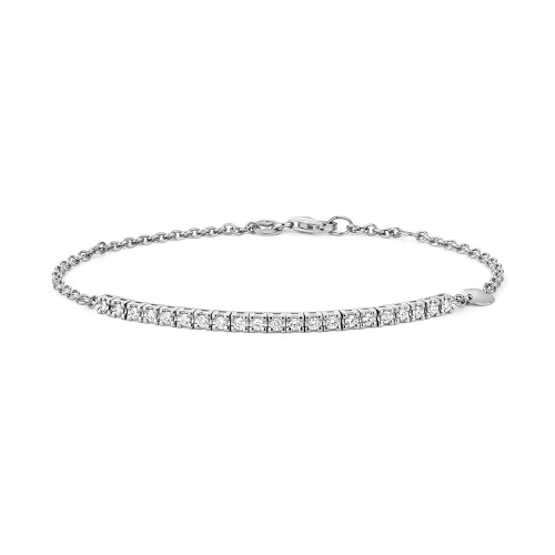 Womens Diamond Bracelet White Gold in UK (0.38ct)